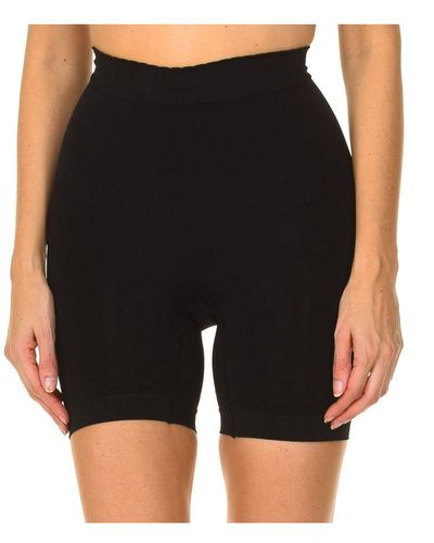 Intimidea Guaina Shorts Girdle Antibacterial Fabric 410617 - Black