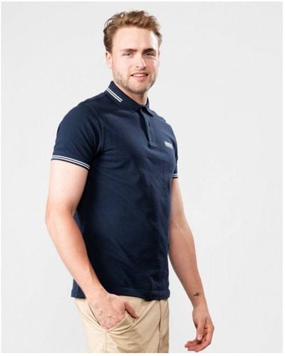 Barbour International Essential Tipped Polo Shirt - Blue