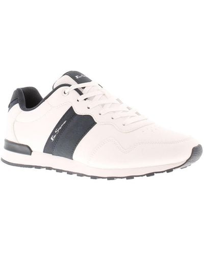 Ben Sherman Trainers Running Owen Retro White