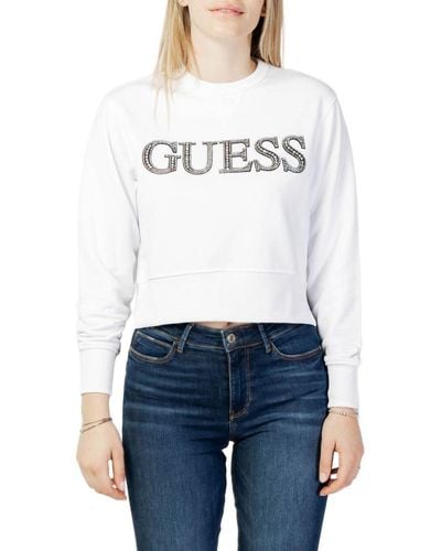 Guess Women Sweatshirts - White