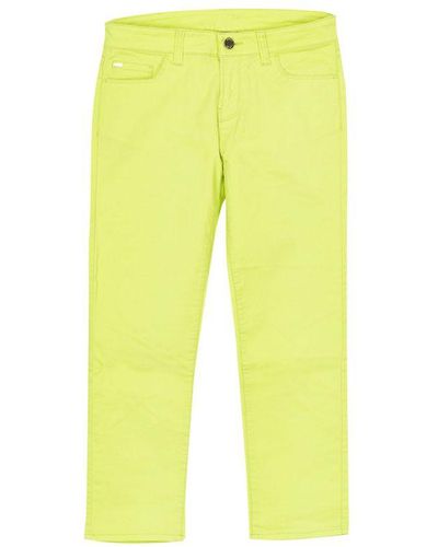Armani Long Trousers With Straight Cut 3Y5J03-5Nzxz - Yellow