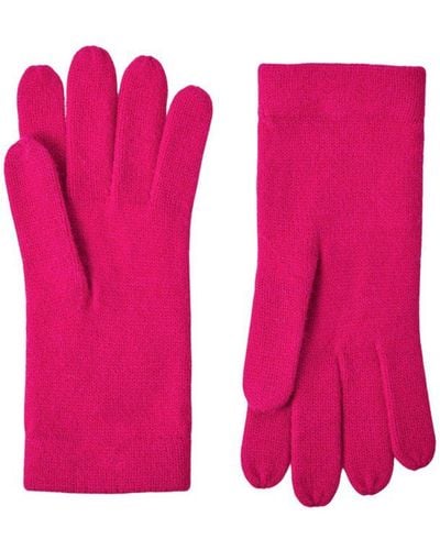 Roman Stretch Knit Gloves - Pink