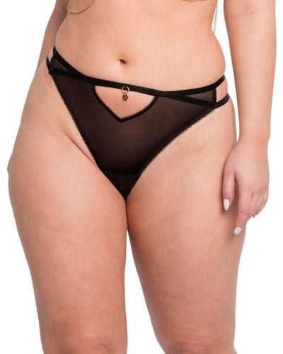 Curvy Kate St016200 Scantilly By Unchained Thong - Black