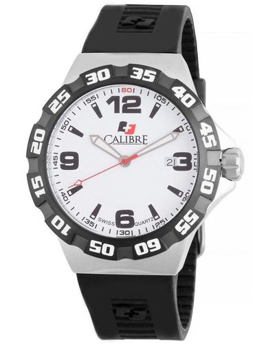 Calibre Lancer Swiss Made Movement Watch Rubber L3 Dial - Grey