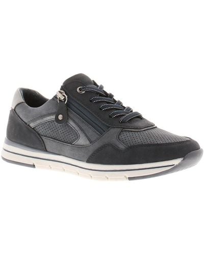 Relife Trainers Leap Lace Up - Black