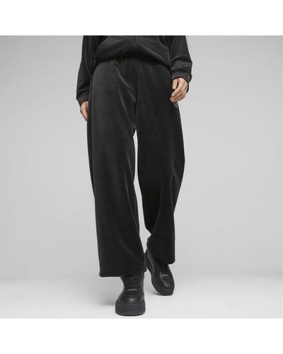 PUMA Essentials Elevated Straight Leg Trousers - Black