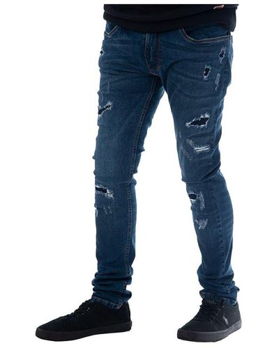 Soulstar Soul Star Slim Fit Jeans Stretch - Blue