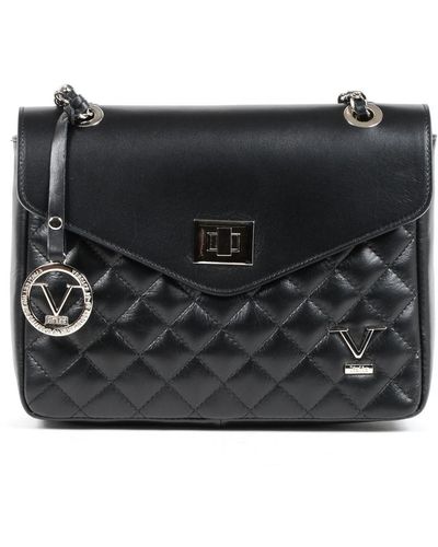 Versace 1969 Abbigliamento Sportivo Srl Milano Italia V Handbag Beatrice Leather - Black