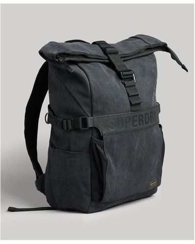 Superdry Rolltop Backpack - Black