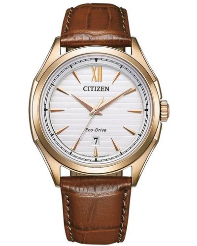 Citizen Watch Aw1753-10A Leather (Archived) - Grey
