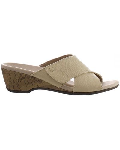 Vionic Leticia Beige Sandals Leather - Brown