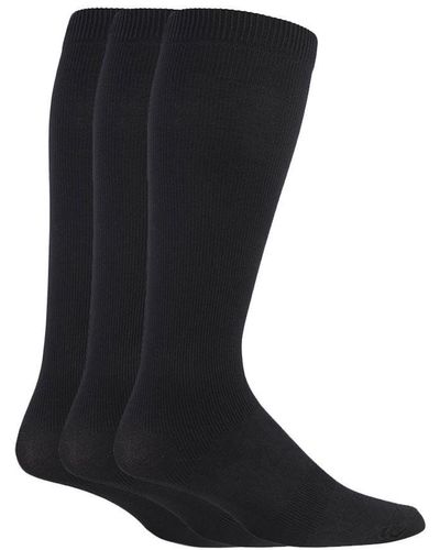 IOMI 3 Pair Multipack Flight Socks - Black