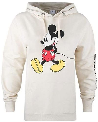 Disney Ladies The One And Only Mickey Mouse Hoodie () - White