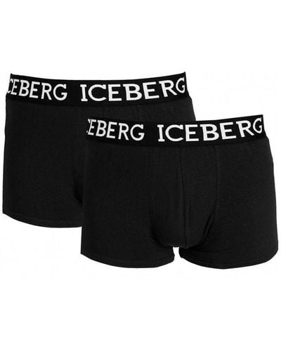 Iceberg Boxershorts 2-pack Mannen Zwart