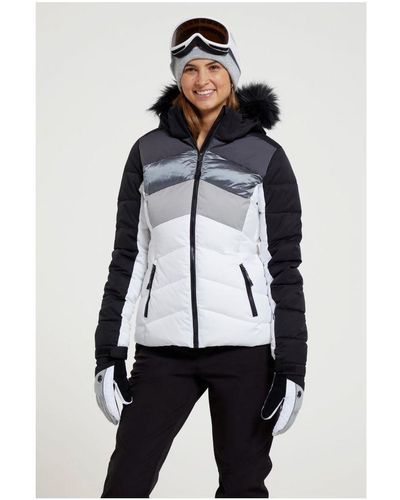Mountain Warehouse Ladies Cascade Padded Ski Jacket (/) - White