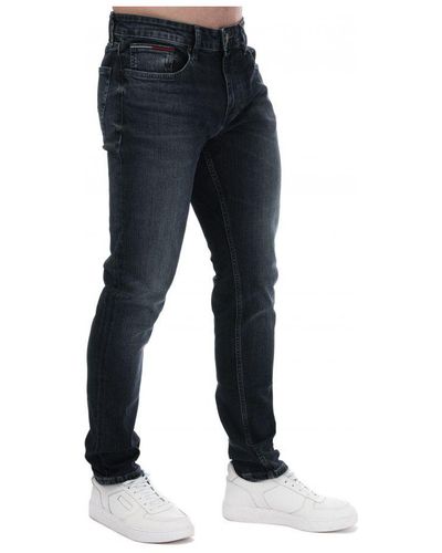 Tommy Hilfiger Austin Slimfit Taps Toelopende Jeans Voor , Indigo - Blauw