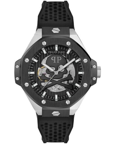 Philipp Plein Keleton Royal Watch Pwpfa0824 Silicone - Black