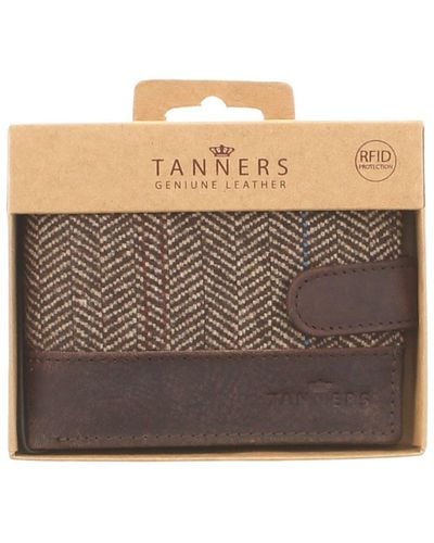 Wynsors Leather Wallet Tanners 403 Press Stud Leather (Archived) - Brown