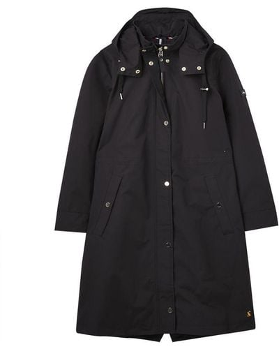 Joules Taunton Hooded Waterproof Jacket Coat - Black