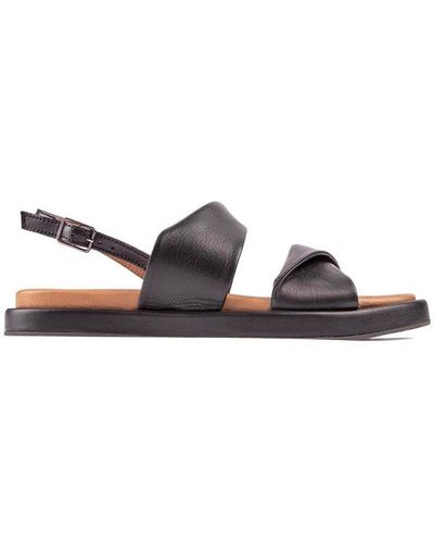 Sole Nika Ankle Strap Sandals - Brown