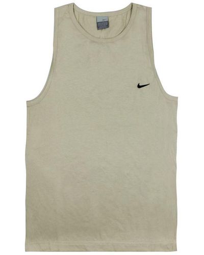 Nike Training Tank Top Casual Vest 163552 168 Textile - Natural