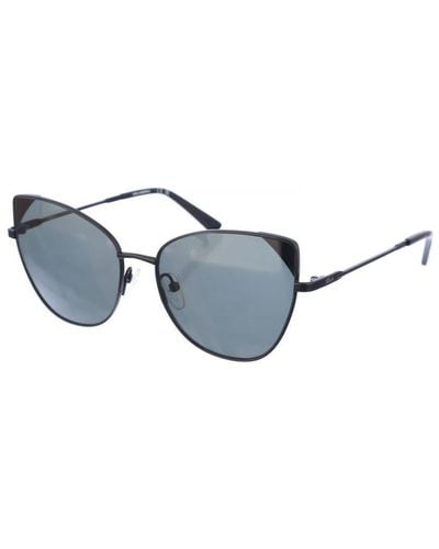 Karl Lagerfeld Butterfly-Shaped Metal Sunglasses Kl341S - Blue