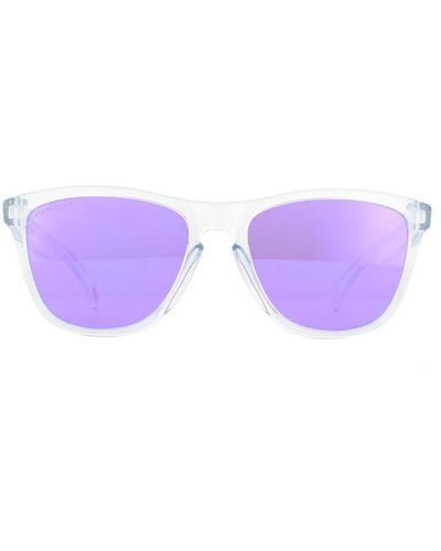 Oakley Square Unisex Gepolijste Heldere Prizm Violette Zonnebril | Sunglasses - Paars