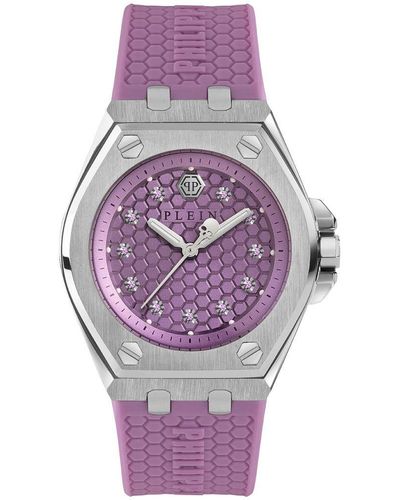 Philipp Plein Extreme Lady Watch Pwjaa0222 Silicone - Purple