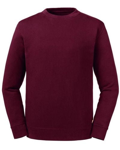 Russell Adult Reversible Organic Sweatshirt () - Purple
