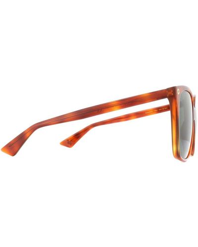 Gucci Sunglasses Gg0022S 002 Havana - Orange