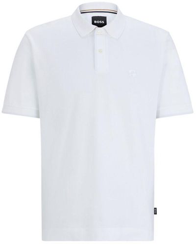 BOSS Hugo Boss Parlay 210 Polo Shirt - White