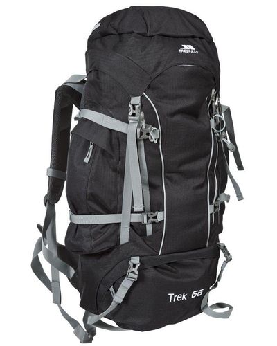 Trespass Trek 66 Backpack/Rucksack (66 Litres) - Black