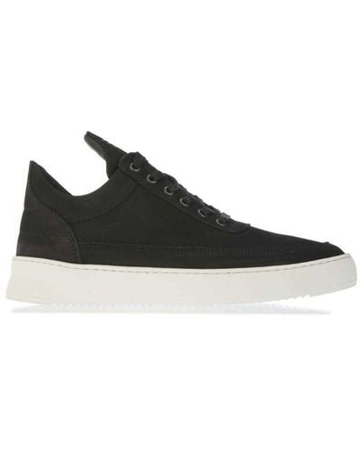 Filling Pieces Womenss Low Top Ripple Basic Trainers - Black