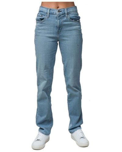 Levi's Levi'S Womenss 724 High Rise Straight Jeans - Blue