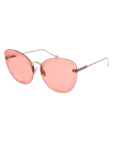Ferragamo Sf178S Cat-Eye Metal Sunglasses - Pink
