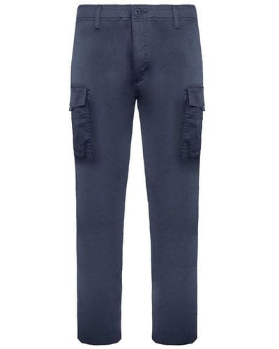 Dockers Slim Tapered Leg Navy Chino Trousers - Blue