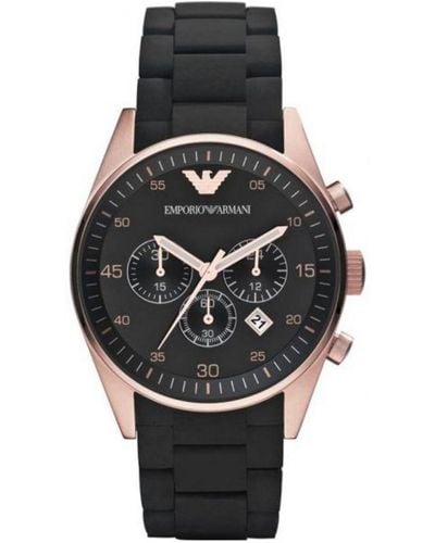 Emporio Armani ' Chronograph Watch Ar5905 Metal - Black