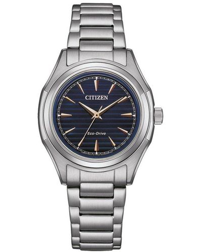 Citizen Silver Watch Fe2110-81l Stainless Steel - Grey