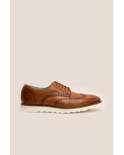 Oswin Hyde Conner Leather Derby - Brown