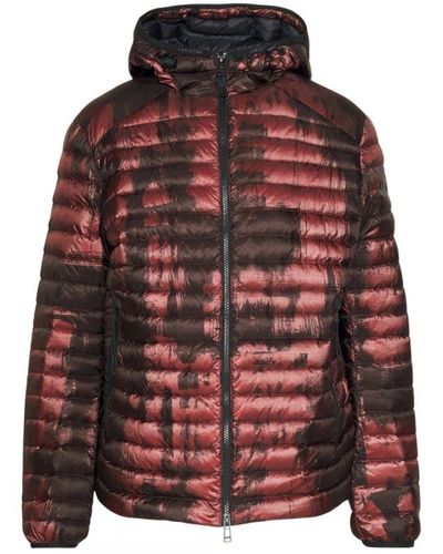 Belstaff Abstract Airframe Lava Down Filled Jacket - Red