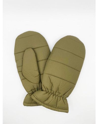 SVNX Quilted Mittens - Green