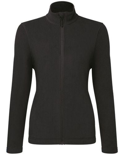PREMIER Ladies Recyclight Full Zip Fleece Jacket () - Black
