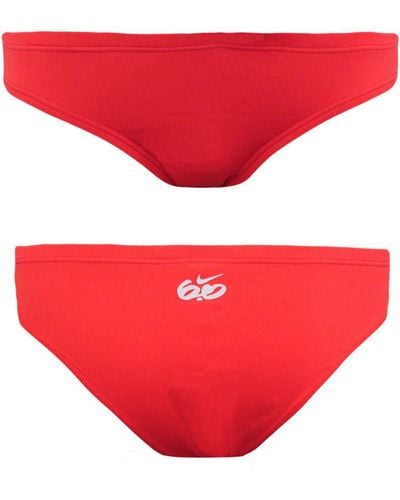 Nike Bikini Bottoms Swimwear Swimming Trousers 404433 620 Textile - Red