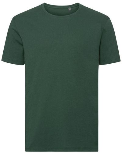 Russell Russell Authentiek Puur Organisch T-shirt (fles Groen)
