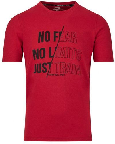 Raging Bull Rb Sport No Limits T-Shirt - Red