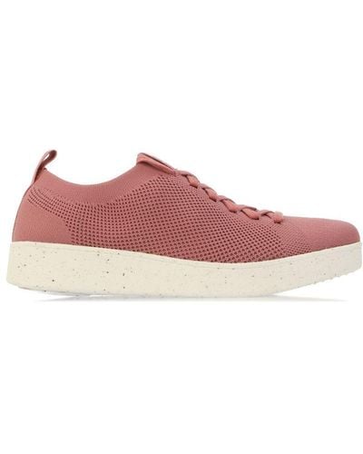 Fitflop Fit Flop Rally E01 Multi-knit Sneakers Voor , Rosé - Roze