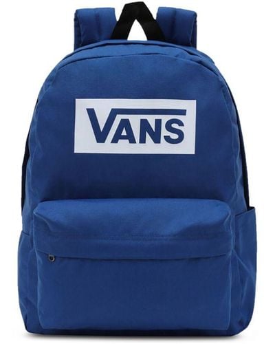 Vans Backpack With Zip Fastening And Padded Shoulder Straps - Blue