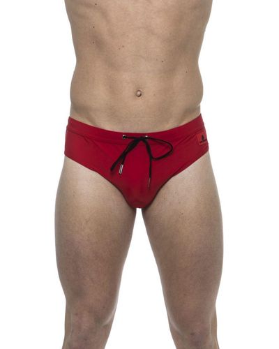 Karl Lagerfeld Rosso Red Swimwear Polyamide