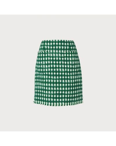 LK Bennett Tammy Skirt, Cotton - Green