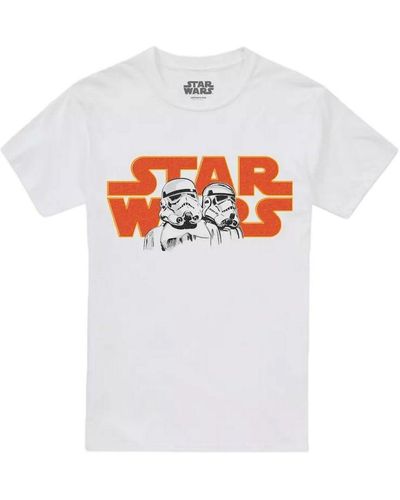 Star Wars Trooper Pair T-shirt - White